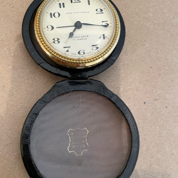 Saks Fifth Avenue Travel clock - Picture 2 of 5